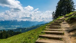 Das kleine Glück Geschichte Banner Weg ins Tal hinauf