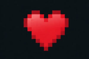 Herz Emoji verpixelt